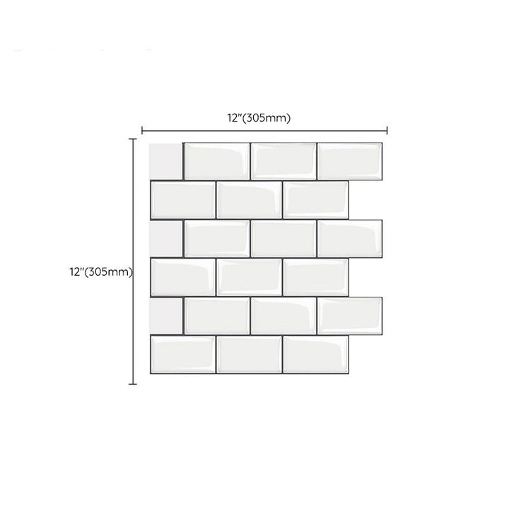 BowLift | Mosaic tiles for peeling and sticking Modern style wallpaper with square shape