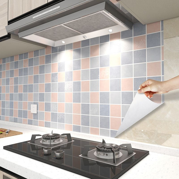 BowLift | Modern Tile Peel & Stick PVC Grid Pattern Self-Adhesive Wallpaper