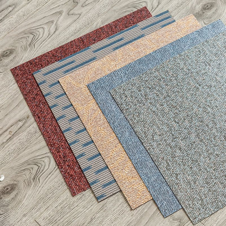 BowLift | Square Plastic Flooring Water Repellent Peel and Stick Tiles Floor Leather