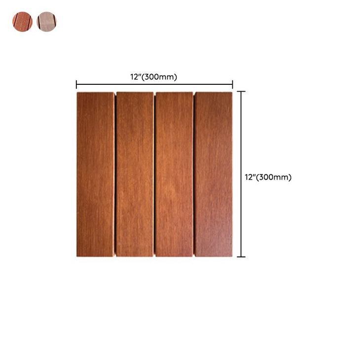 BowLift | Modern Style Square Wood Flooring Corrosion Resistant Outdoor Wood Flooring