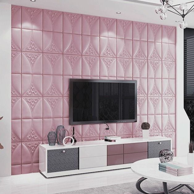 BowLift | Modern Style Plastic Wall Panel Living Room Peel and Stick 3D Wall Covering