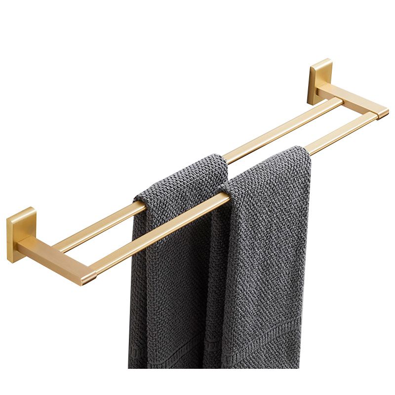 BowLift | Golden Modern 5-piece Bathroom Accessories Set Brushed Brass Towel Holder/Paper Holder
