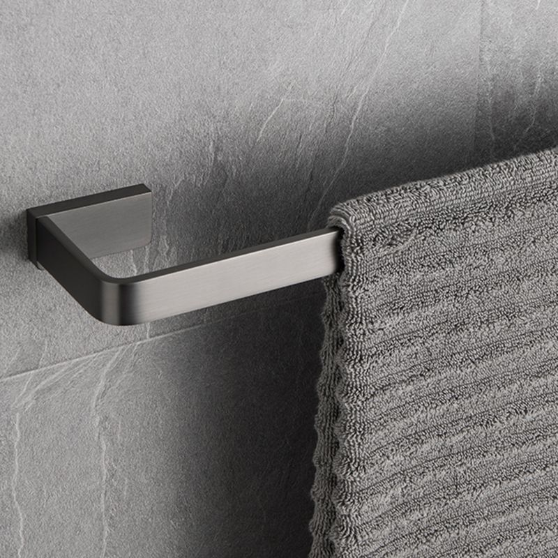 BowLift | Gray metal modern bathroom accessories as a single item or as a set