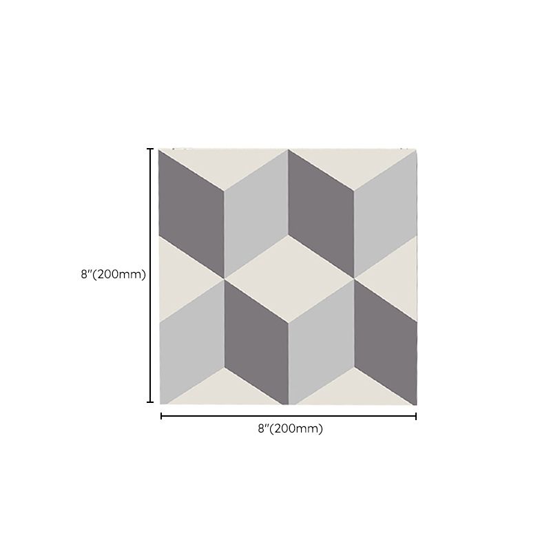 BowLift | Square Indoor Vinyl Floor Peel and Stick 3D Print Vinyl Floor