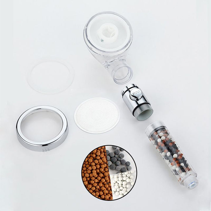 BowLift | Handheld showerhead with catalyst water filtration wall-mounted showerhead