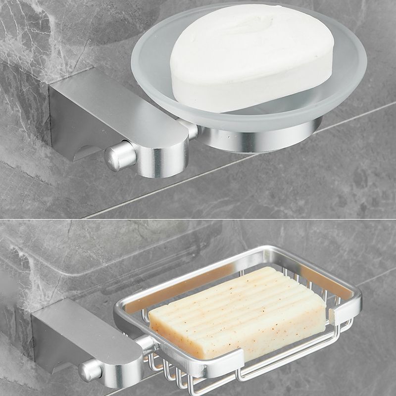 BowLift | 6-piece Chrome Bathroom Accessory as Individual Piece or as Set with Towel Ring Bar