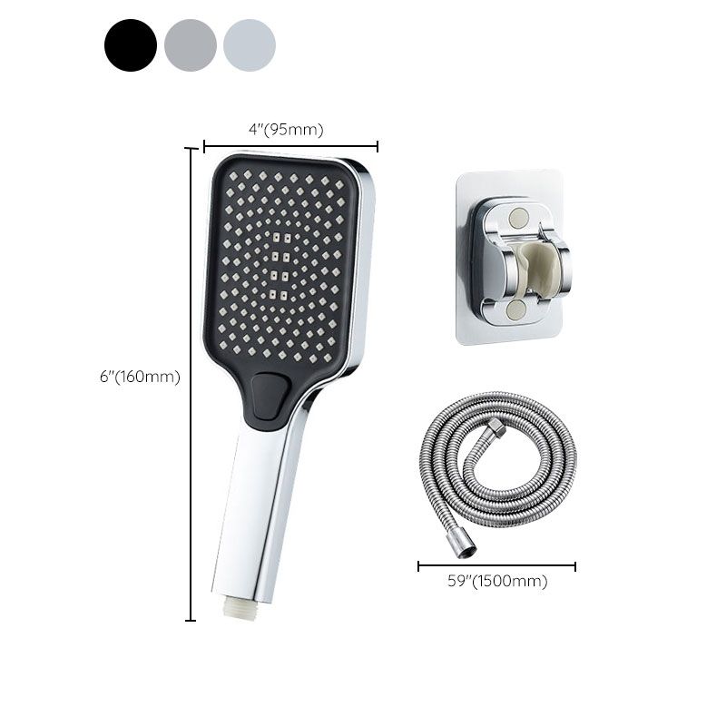 BowLift | Rectangular Pressure Shower Head 4-Adjustable Water Flow Hand Shower