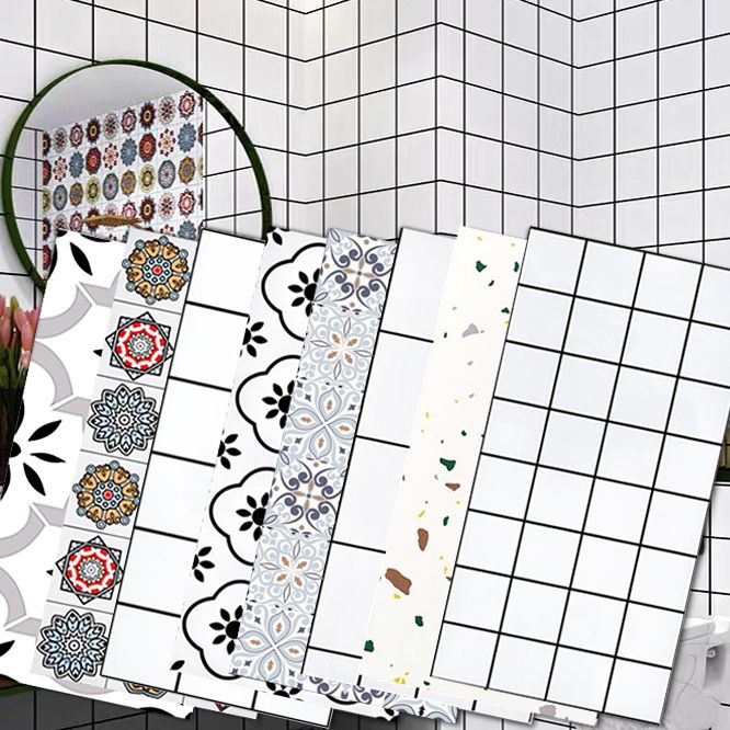 BowLift | PVC Rectangular 10 Pack 12" X 23" Peel & Stick Mosaic Tile Kitchen and Bathroom
