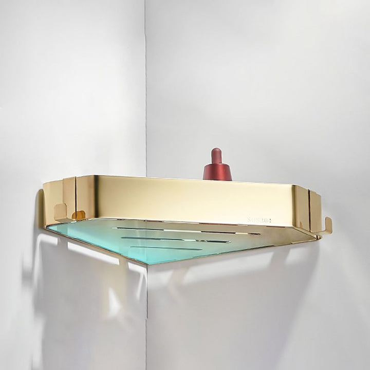 BowLift | Modern 3-Piece Bathroom Accessory Set in Stainless Steel, Bathroom Shelf