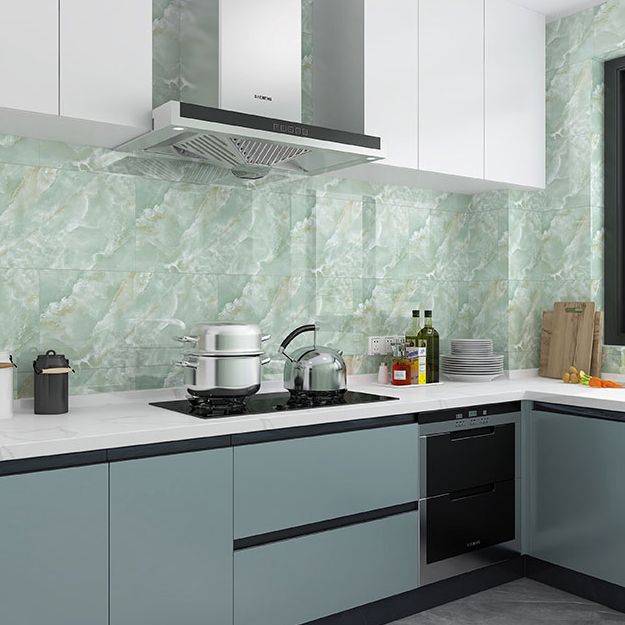 BowLift | 12" x 24" Marbling Single Panel Waterproof Splashback Wall Tile for Bathroom