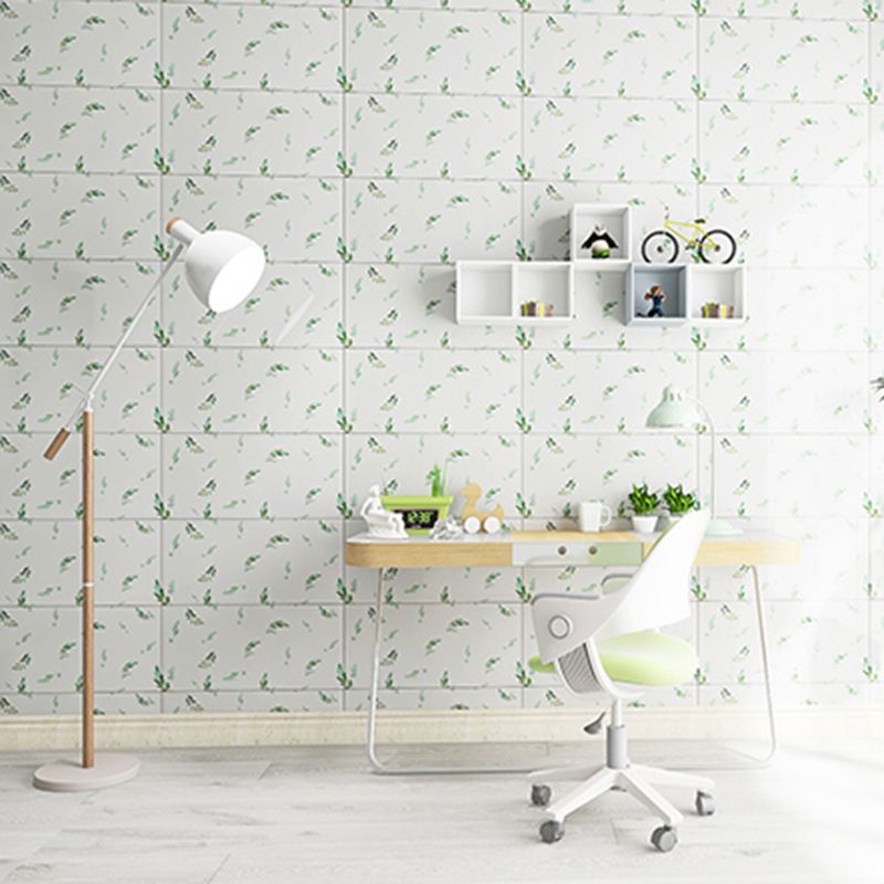 BowLift | Modern rectangular Peel and Stick back wall tile PVC wallpaper