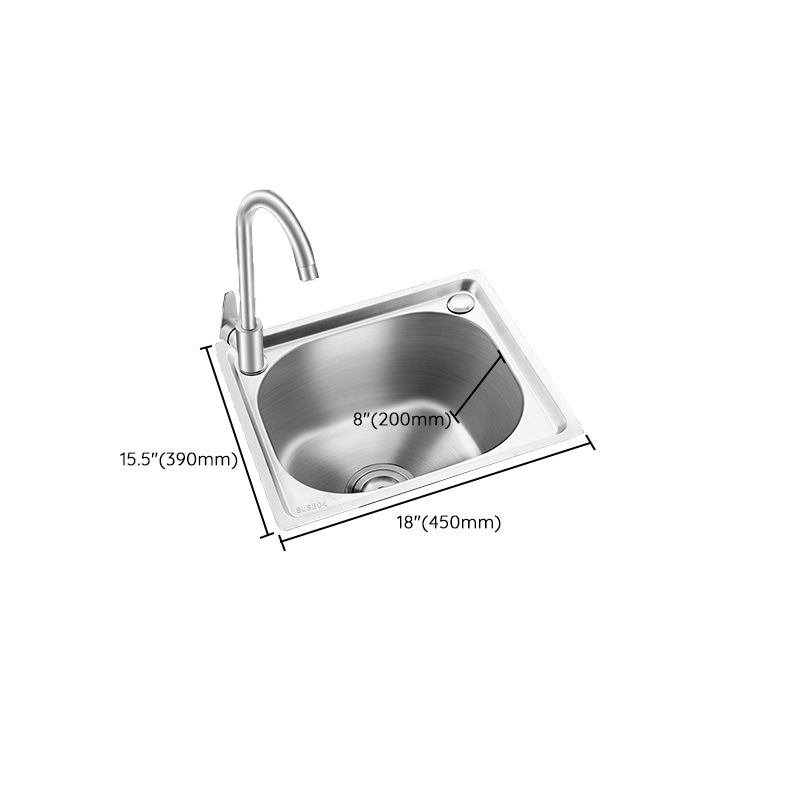 BowLift | Modern Bar Prep Mirror Stainless Steel with Faucet Workstation Rack