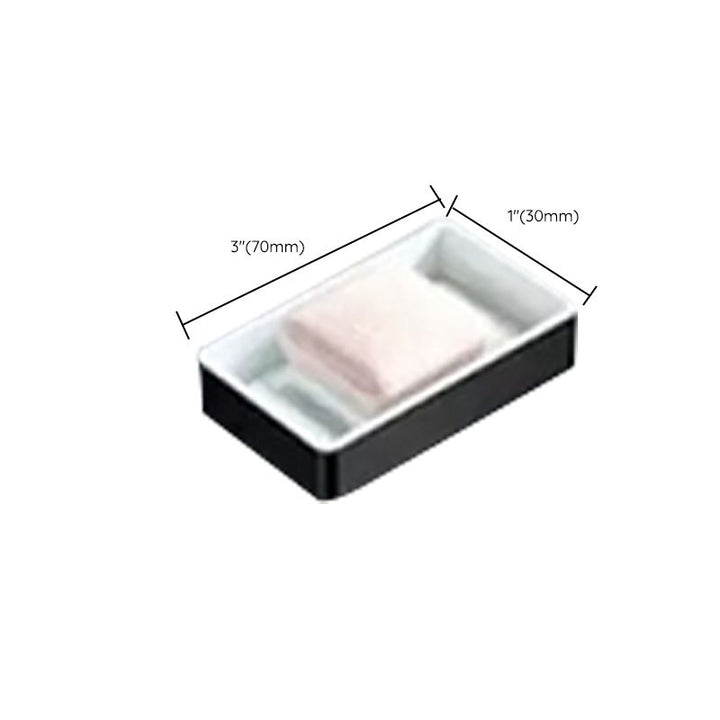 BowLift | Modern Bathroom Accessory Set Black Soap Dish Bath Shelf Bathroom Set