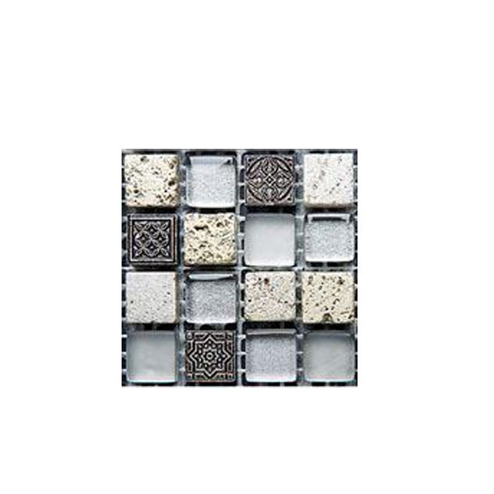 BowLift | Pattern Color Stone Peel and Stick Mosaic Tile Peel and Stick Tiles Set of 20