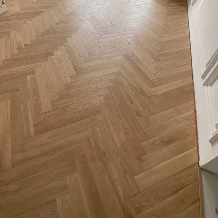 BowLift | Traditional Wood Tiles Wire Brushed Parquet Click Lock Wood Floor Panels