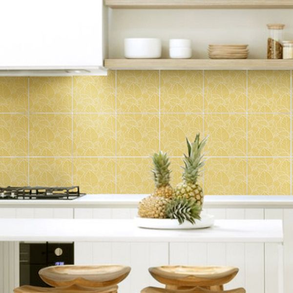 BowLift | Square Tile Peel and Stick Tile PVC Kitchen and Bathroom Backsplash Peel and Stick Tiles