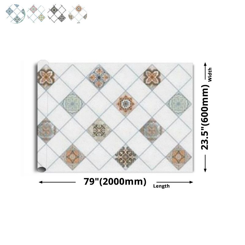 BowLift | Rectangular Peel & Stick Tile PVC Single Tile for Kitchen and Bath