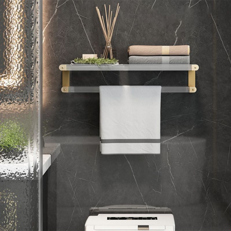 BowLift | Modern Bathroom Accessories Set Bathroom Shelf Gold Towel Holder Bathroom Hardware Set