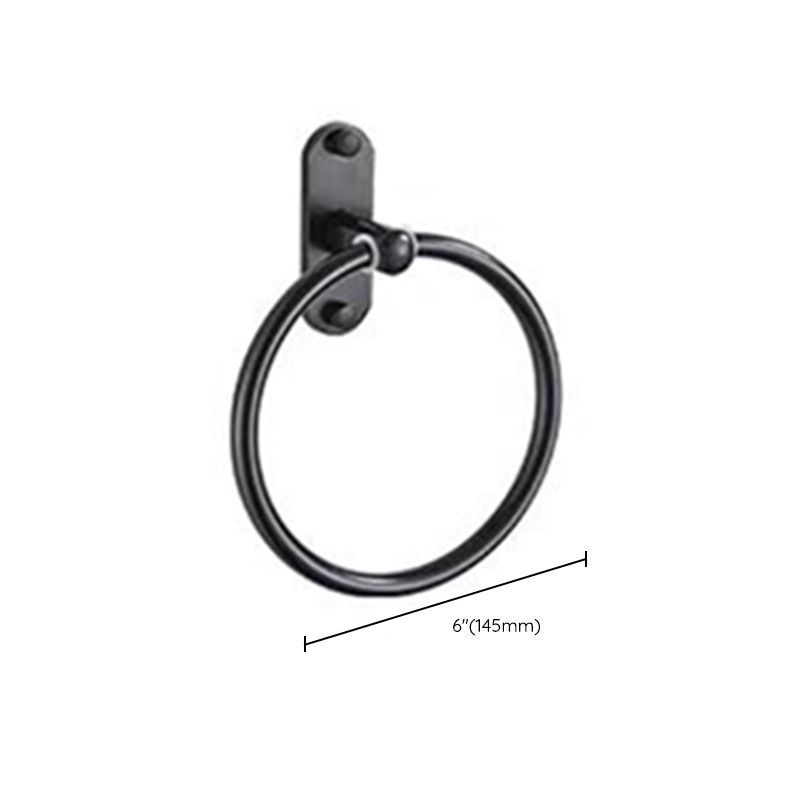 BowLift | Modern Bathroom Accessories Set Towel Holder Black Soap Dish Bath Accessories Set