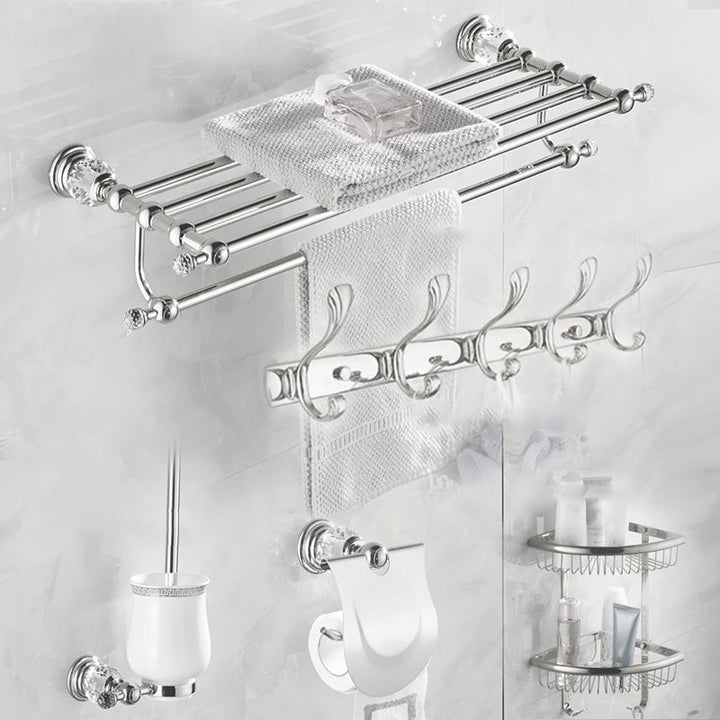 BowLift | Modern Bathroom Accessories Hardware Set Silver Accessories Hardware Set