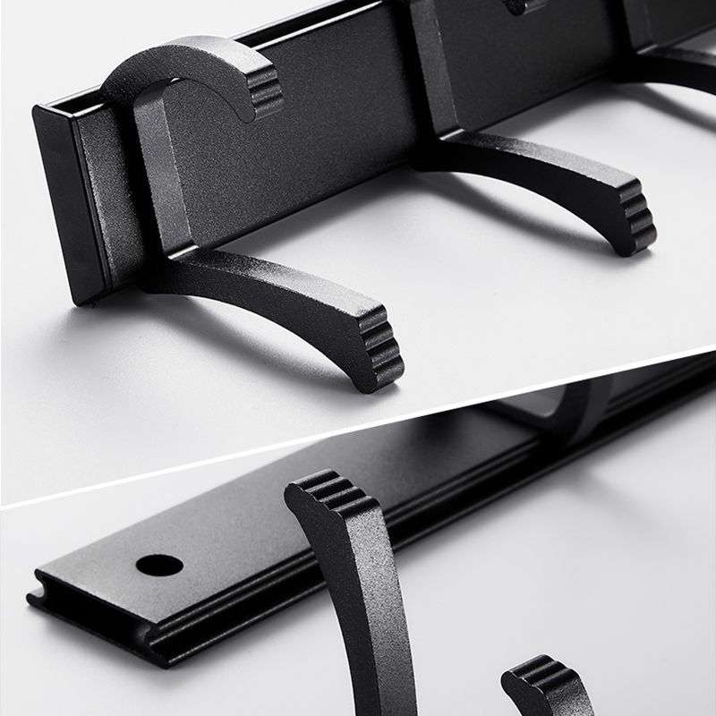 BowLift | Modern Bathroom Hardware Set Matte Black Metal Bathroom Accessories Set Rustproof