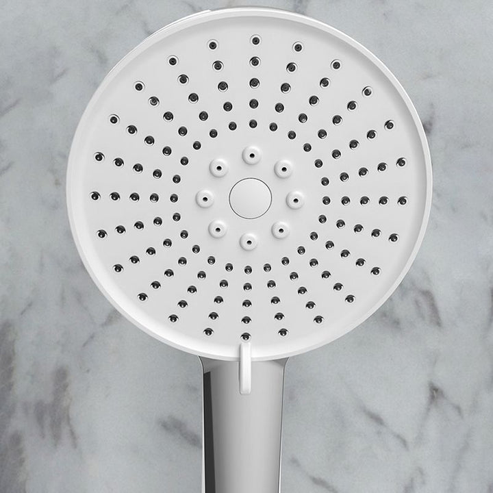 BowLift | Plastic Handheld Showerhead Round Hand Shower with Self-Cleaning