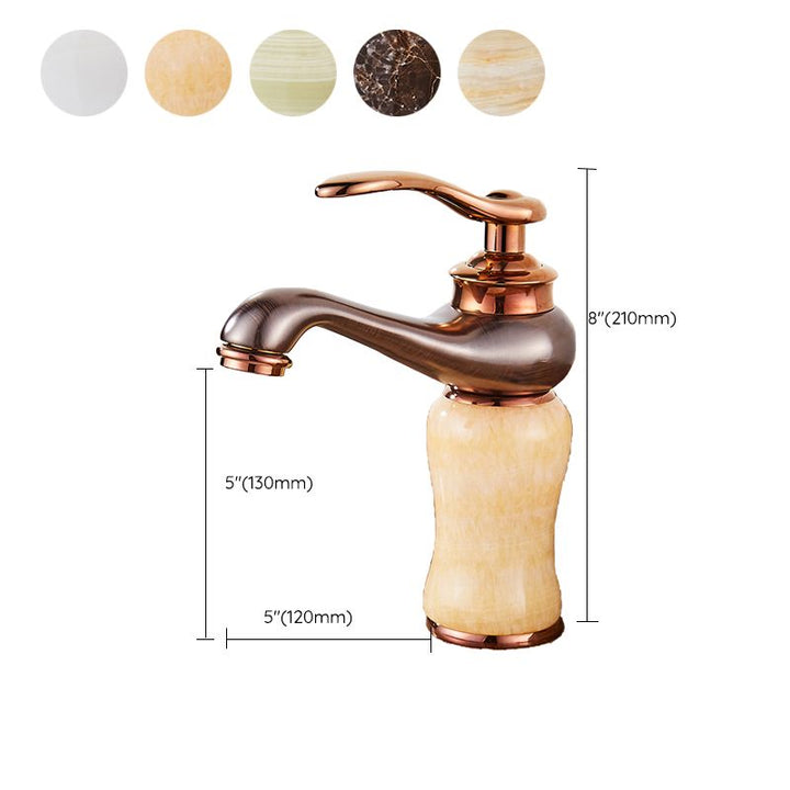 BowLift | Luxury Ship Basin Faucet Lever Handle Round Ship Basin Bathroom Faucet
