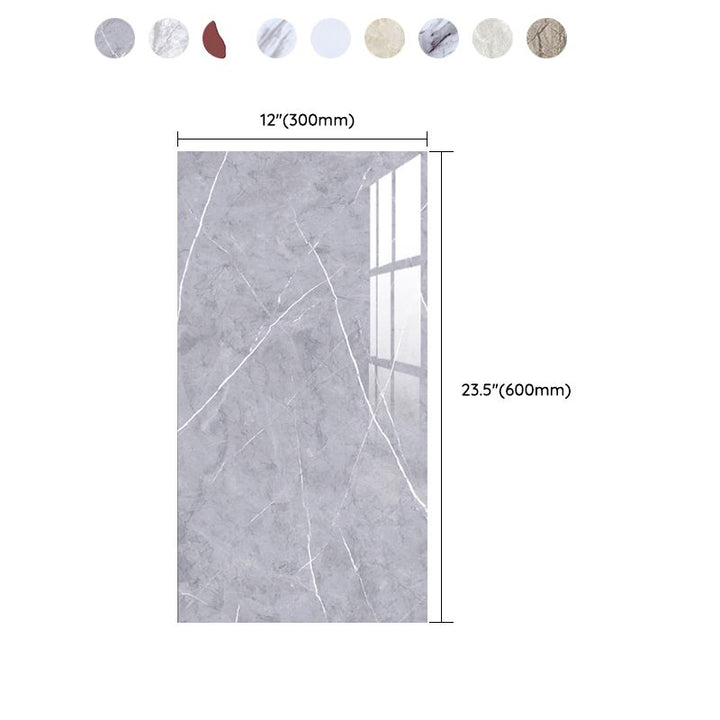 BowLift | 10-Pack 12" x 23" PVC rectangular Peel & Stick subway tile kitchen and bathroom