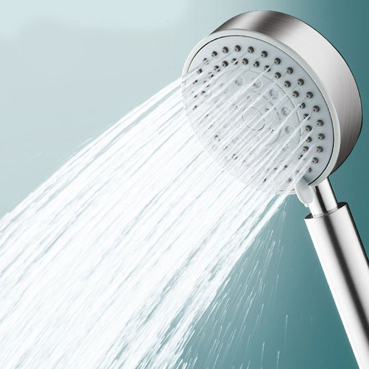 BowLift | Round self-cleaning hand shower adjustable spray pattern stainless steel hand shower