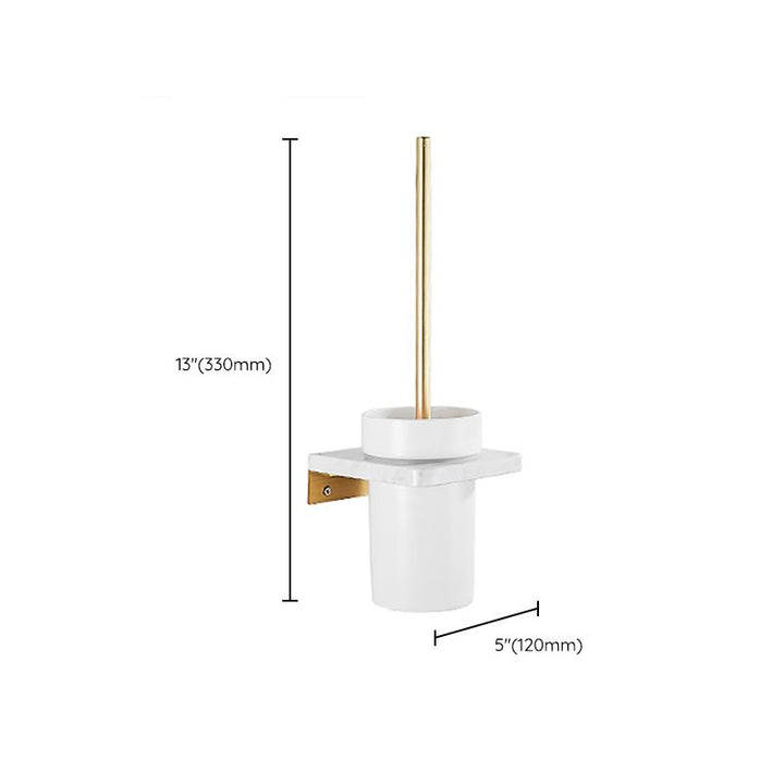 BowLift | Metal and Marble Bathroom Accessory Single or in Set in Gold