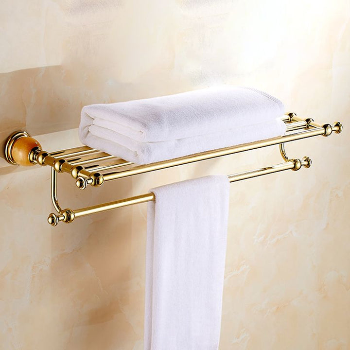 BowLift | Polished Gold Bathroom Set Metal Bathroom Accessories Hardware Set