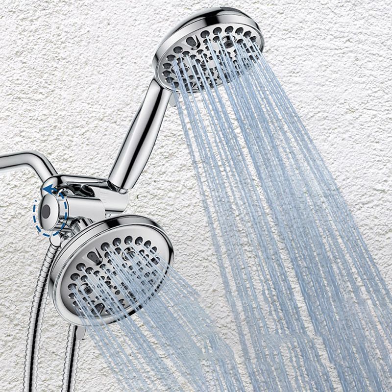 BowLift | Contemporary Shower Combination Adjustable Shower Head Chrome Ceiling Mounted Round Shower Head