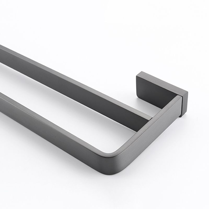 BowLift | Gray metal modern bathroom accessories as a single piece or as a set