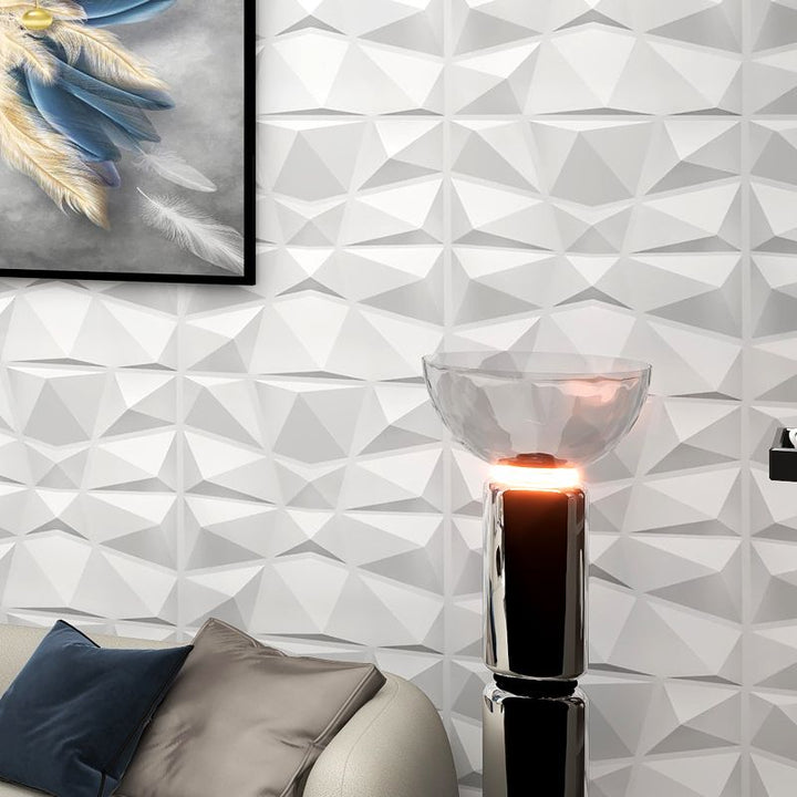 BowLift | Modern Tin Back Wall Panel Smooth Upholstered Wall Ceiling in Black and White
