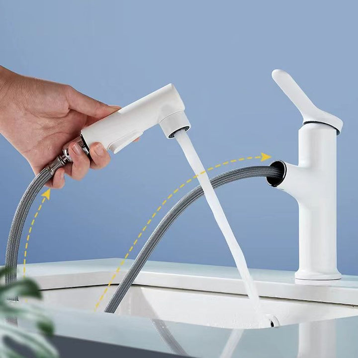BowLift | Modern Sink Faucet Solid Color Copper Sink Faucet for Bathroom
