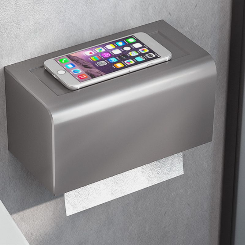 BowLift | Modern Bathroom Accessory Set Towel Bar Paper Holder Gray Bathroom Accessory Set