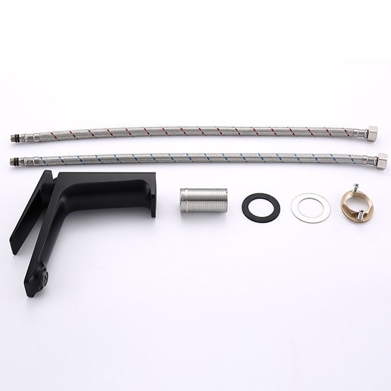 BowLift | Modern basin tap lever handle copper low arc basin tap