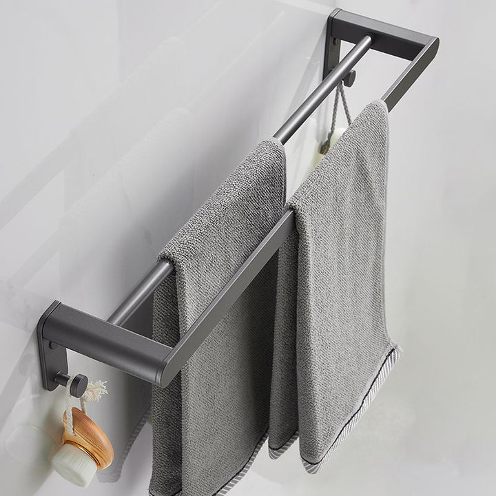 BowLift | Modern Gray Bathroom Accessory As a Single Piece or As a Set Made of Metal