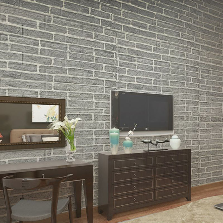 BowLift | 3D embossing interior wall panel self-adhesive square wall panel