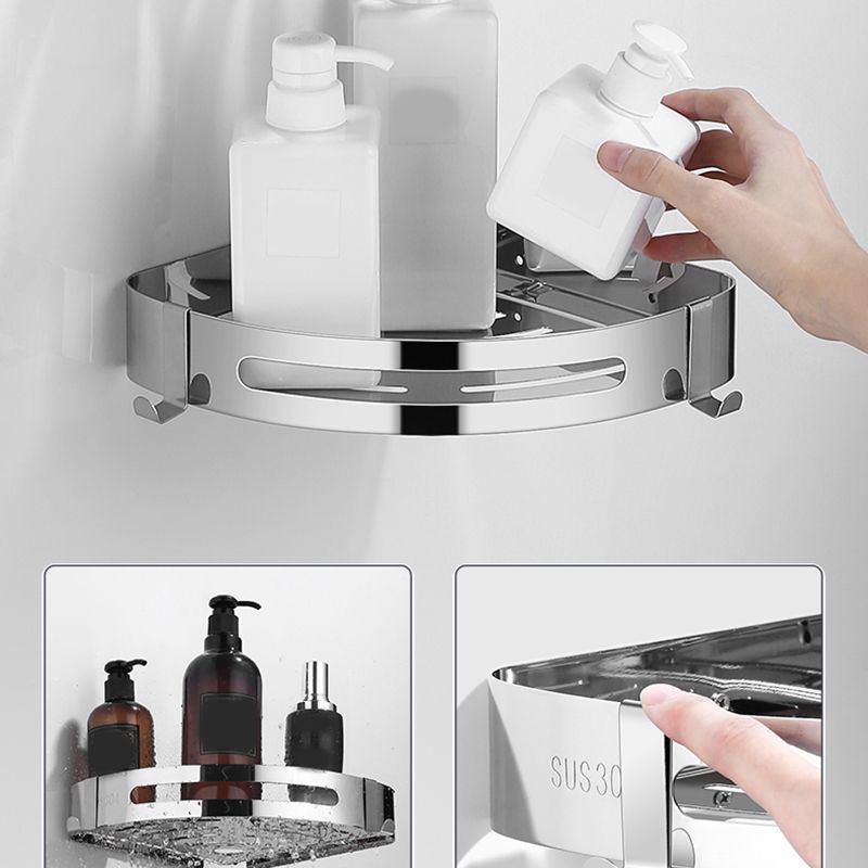 BowLift | Modern Bathroom Set with Bathroom Shelf/Towel Bar Polished Chrome Bathroom Accessory Set