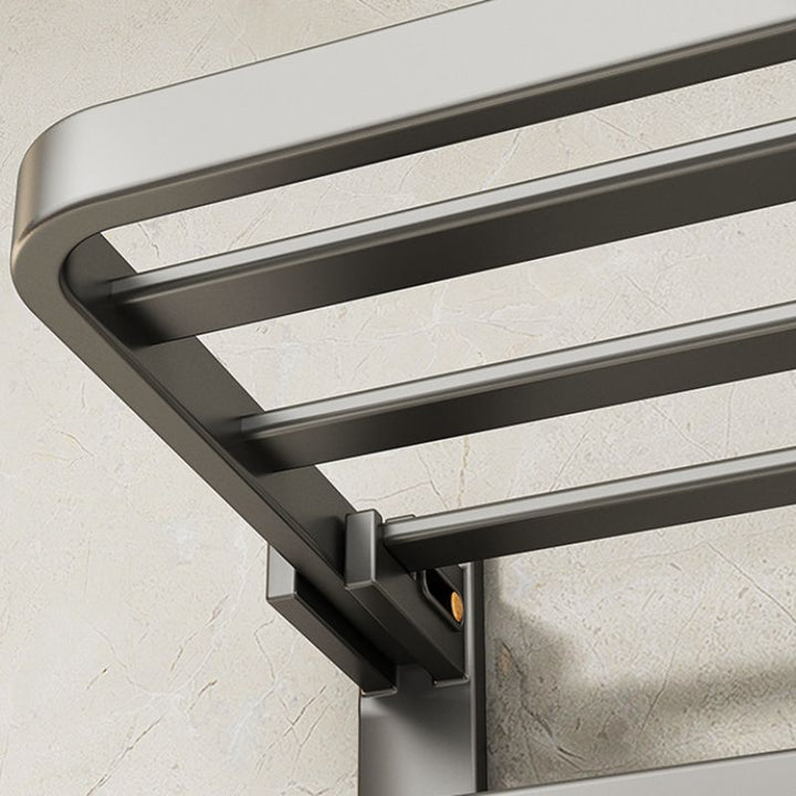 BowLift | Modern Towel Bar Bathroom Set Bathroom Shelf Bathroom Accessory Kit