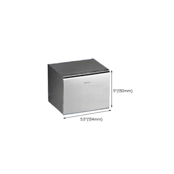 BowLift | Contemporary bathroom accessory set made of aluminum with towel holder/bath shelf