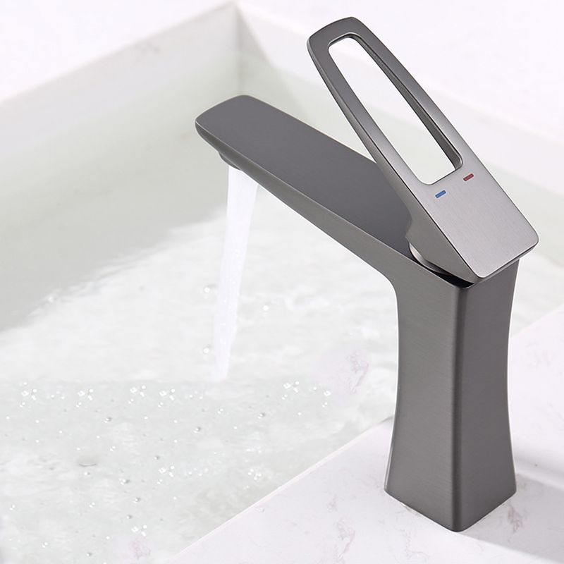 BowLift | Glam Vessel Sink Faucet Brass Lever Handles with Drain Assembly Sink Mixer