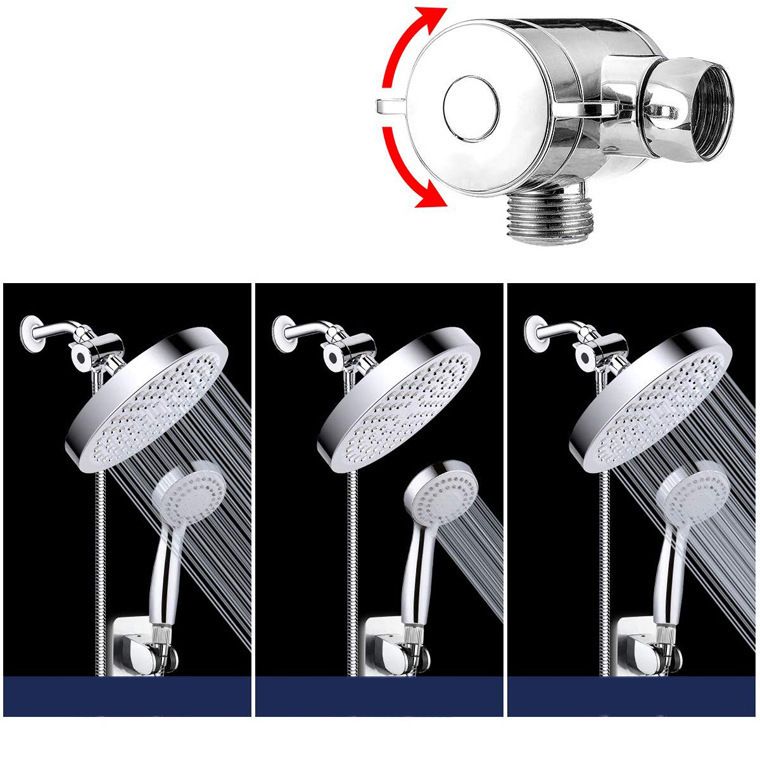 BowLift | Traditional Shower Head Simple Metal Round Handheld Shower