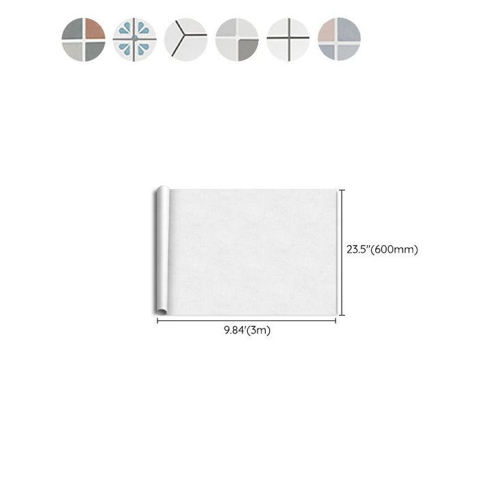 BowLift | Modern Tile Peel & Stick PVC Grid Pattern Self-Adhesive Wallpaper