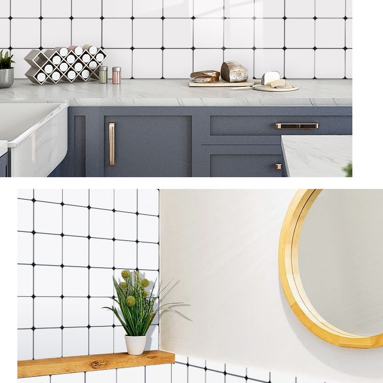 BowLift | Quadrat Peel and Stick Back Wall Tile PVC Peel and Stick Tile for the Kitchen