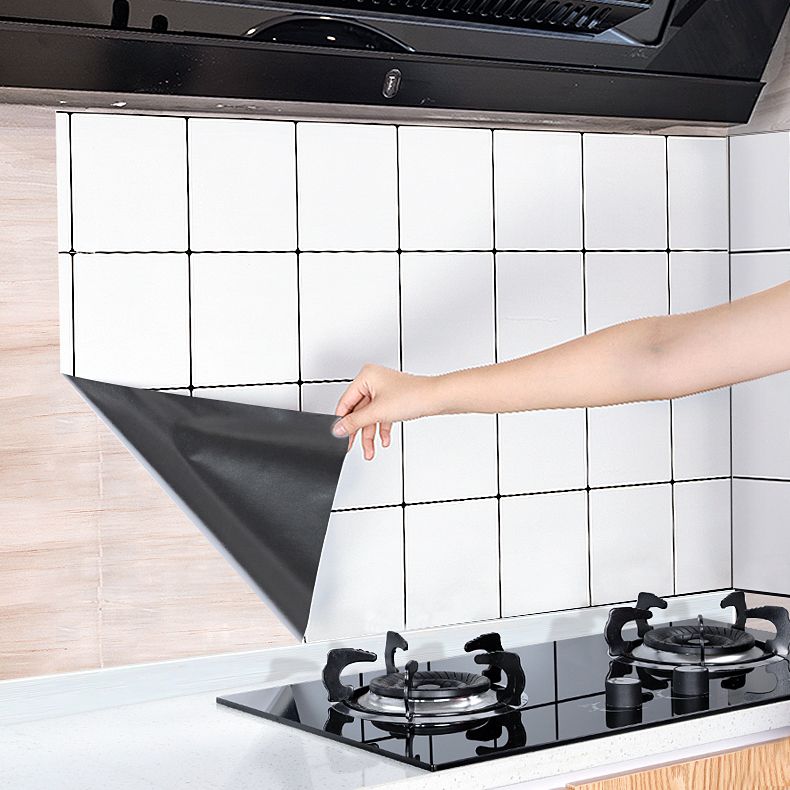 BowLift | Modern Peel and Stick Backsplash Tiles PVC Wallpaper for Fireplace Surround
