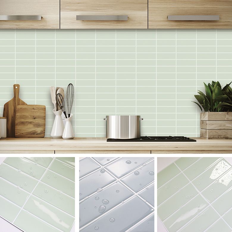 BowLift | Peel and stick tiles Waterproof plastic rectangular peel and stick tile for the kitchen 2-pack