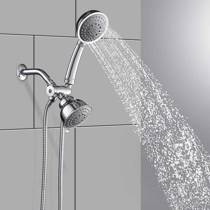 BowLift | Traditional Dual Shower Heads Home Metal Round Shape Dual Shower