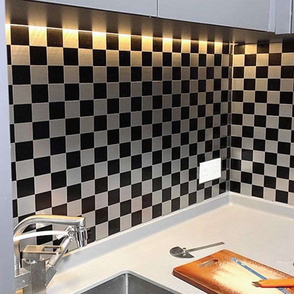 BowLift | Square Peel & Stick Mosaic Tile Waterproof Mosaic Tiles Wallpaper